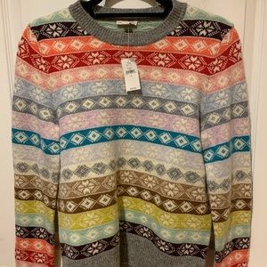 NWT Gap pattern wool sweater